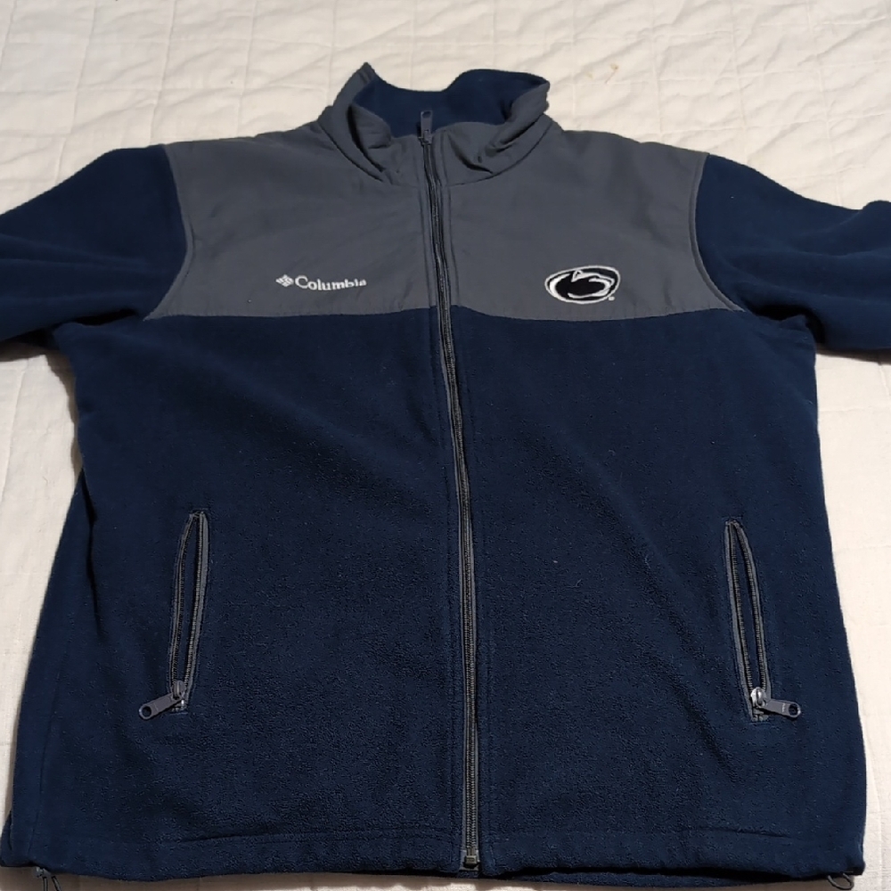 Columbia Mens Fleece Penn State Jacket